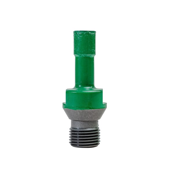 CNC Incremental Cut Ø15mm L55mm for Dekton and Porcelain - GREEN CNC Incremental Cut Ø15mm L55mm for Dekton and Porcelain - GREEN - Image 1