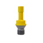 CNC Incremental Cut Ø15mm L55mm for Granite and Engineered Stone - YELLOW