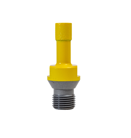 CNC Incremental Cut Ø15mm for Granite and Engineered Stone - YELLOW CNC Incremental Cut Ø15mm L55mm for Granite and Engineered Stone - YELLOW - Image 1
